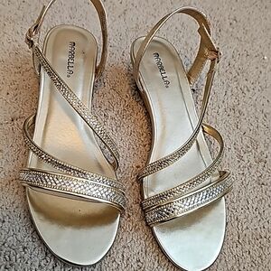Gold flats size 11W